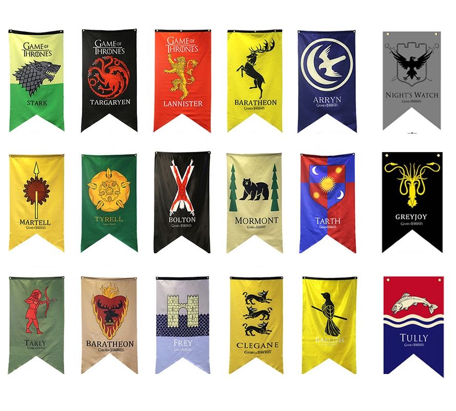 2020 Game Of Thrones Swallow Tail Flag 18 Designs Flag Room Bars