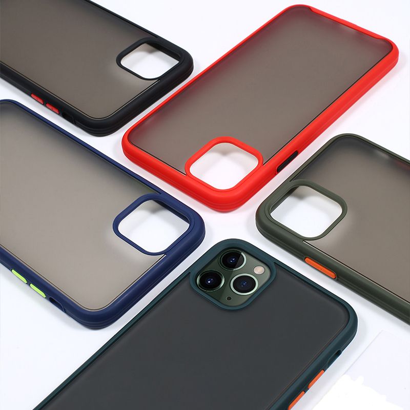 For Iphone 11 Pro Max Luxury Contrast Color Frame Matte Hard Pc Protective For Iphone 678 X Xr Plus Oil Spray Case Cover Western Cell Phone Cases Cases For Cell Phones From