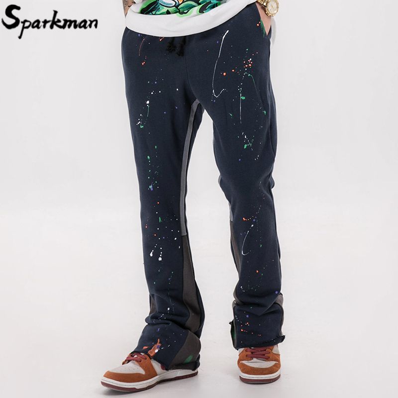 Mens flared sweatpants Clearance
