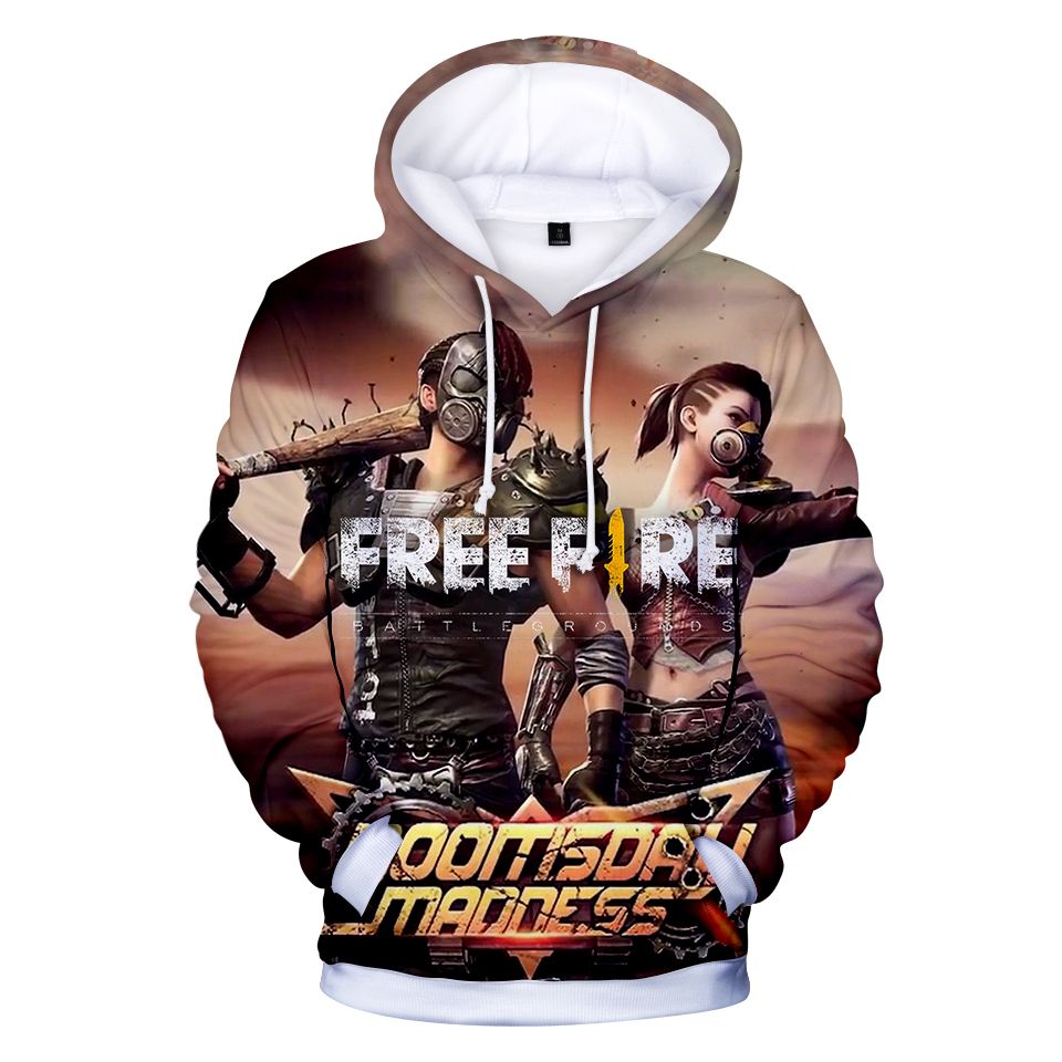 Compra Lo Nuevo Free Fire Game Sudaderas Con Capucha 3D Hombre / Mujer  Sudaderas Free Fire Hot Game Sudadera Con Capucha De Impresión 3D Ropa Para  Hombres Barato | Entrega Rápida Y