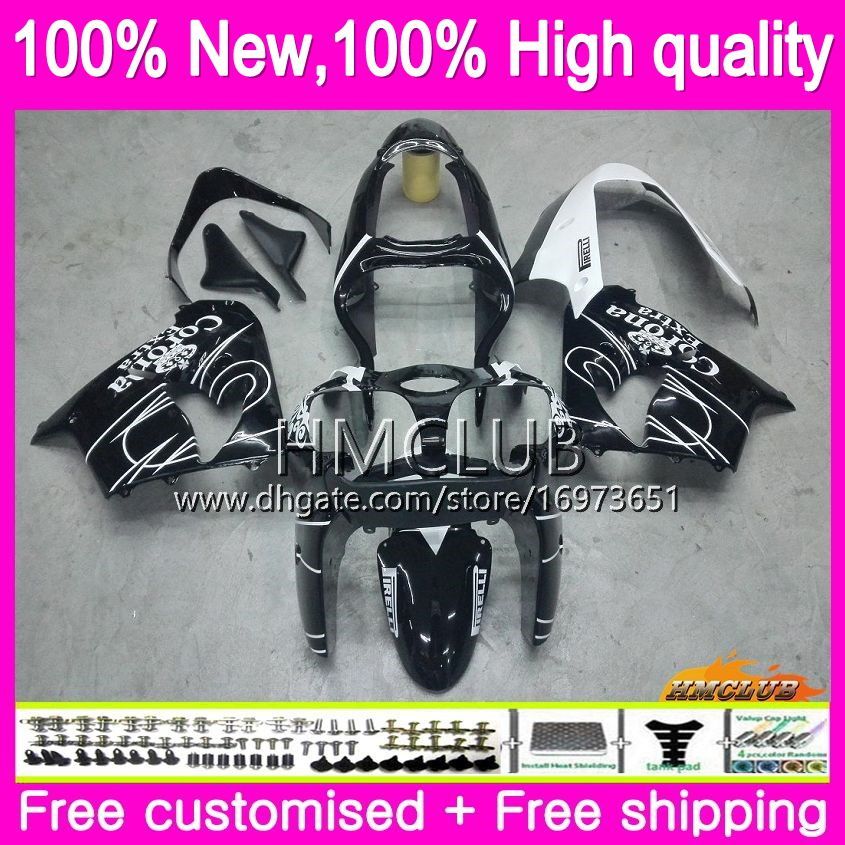 Body For KAWASAKI ZX900 ZX9 R ZX 900 ZX 9R 98 99 Bodywork 68HM.12 900CC ZX 9 R ZX9R 98 99 ZX900CC ZX 9R 1998 1999 Fairings Kit Black Sale Sportbike Fairings