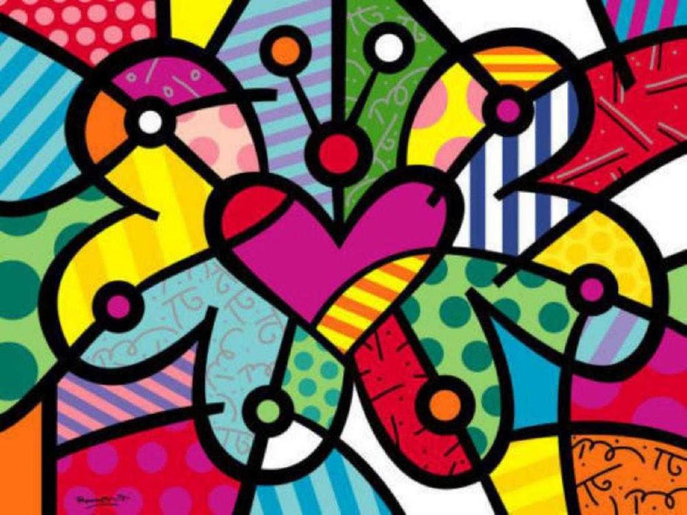 Romero britto картины