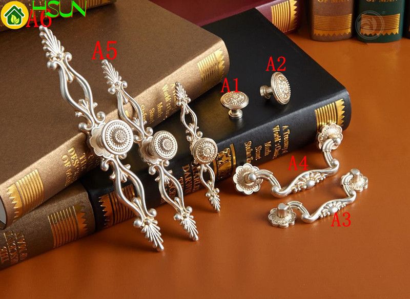 2020 Vintage Dresser Pulls Antique Silver Drawer Pulls Handles