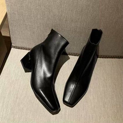 short low heel ankle boots