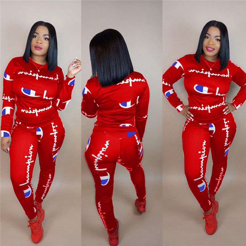 champion outfit red