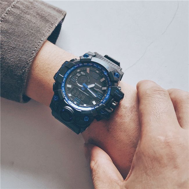 mens led digital bracelet watch