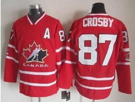 crosby team canada jersey