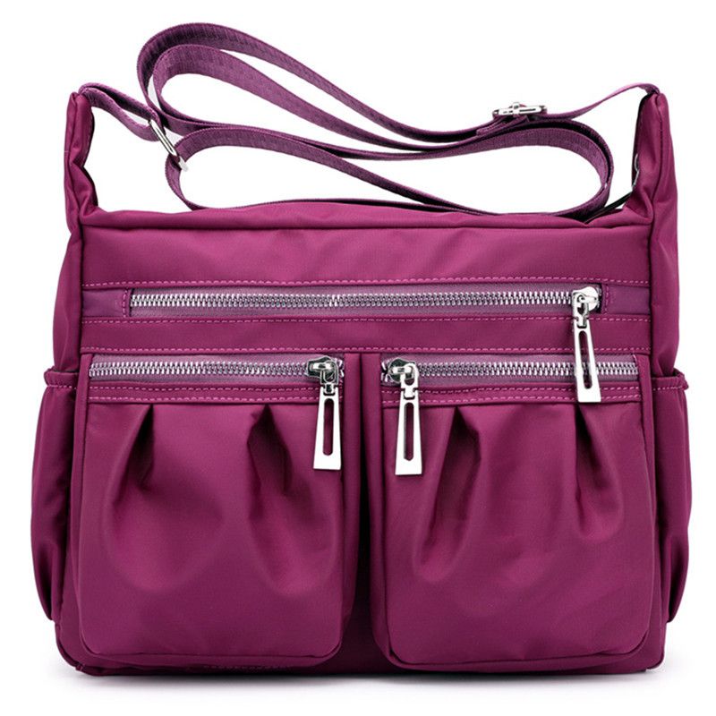 women's multi pocket shoulder bag