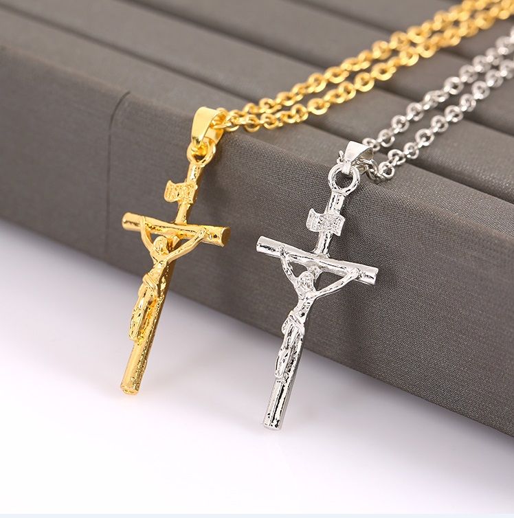 Gold Chain For Men Jesus Piece Trendy 