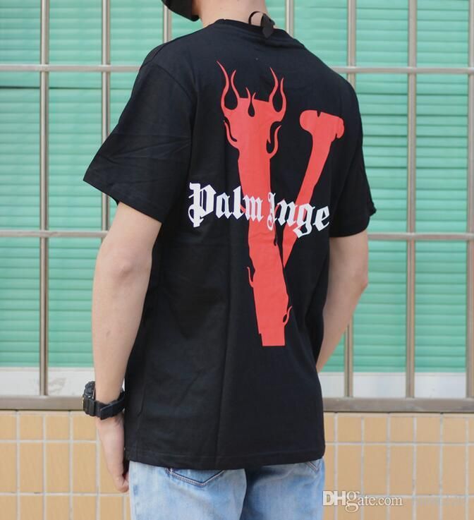 camisa vlone palm angels