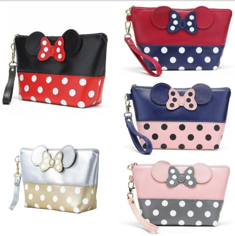 2018 nuovi sacchetti di trucco di moda con motivo multicolor carino cosmetici sacchetti per la borsa da donna borsa per donna borsa cosmetica