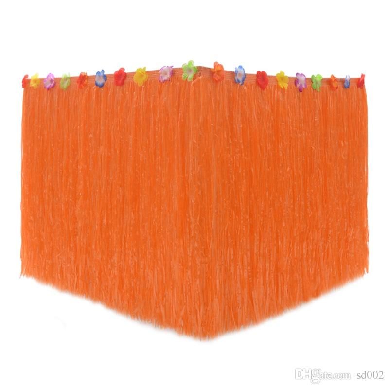 Acheter Hawaii Tableau Jupe Magique Famille Interface Parti Exterieur Decoration De Table Anniversaire Halloween Noel Paille Couleur De La Fleur En Plastique 11 5kfc1 De 3 62 Du Sd003 Fr Dhgate Com