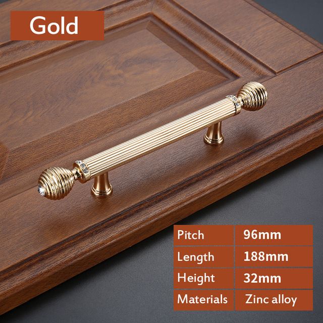 1 قطعة الذهب أسود مقابض الأبواب الفاخرة درج سحب مطبخ مجلس الوزراء مقابض مقبض الباب درج مستقيم مقبض Cry0046