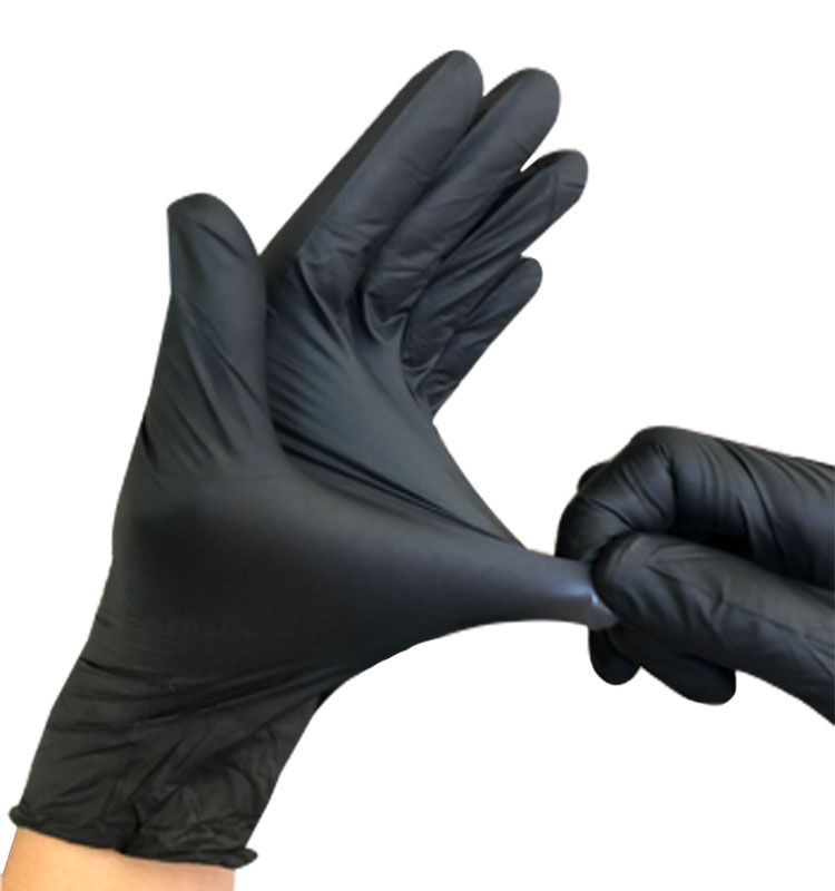 black dish gloves