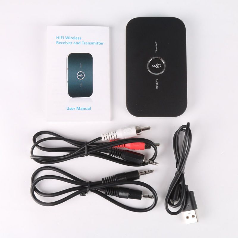 3.5mm Aux 2 In 1 Bluetooth 4.1 Audio Transmitter Receiver Hifi Wireless ...