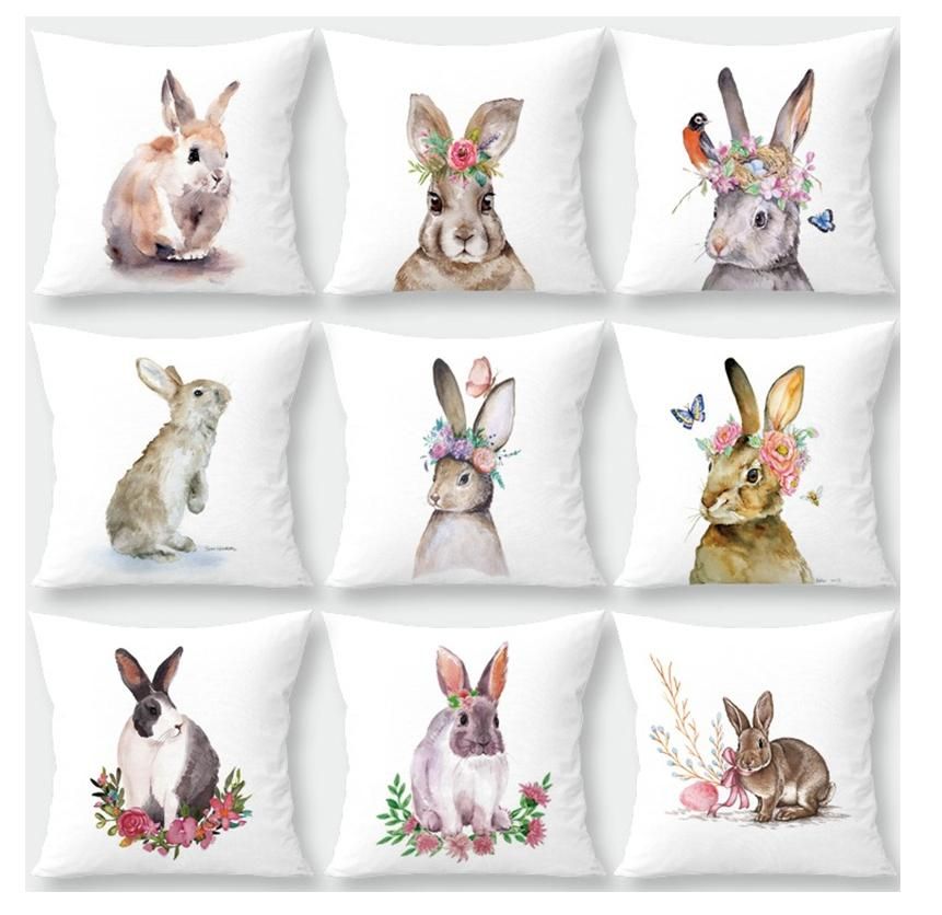 easter bunny cushions