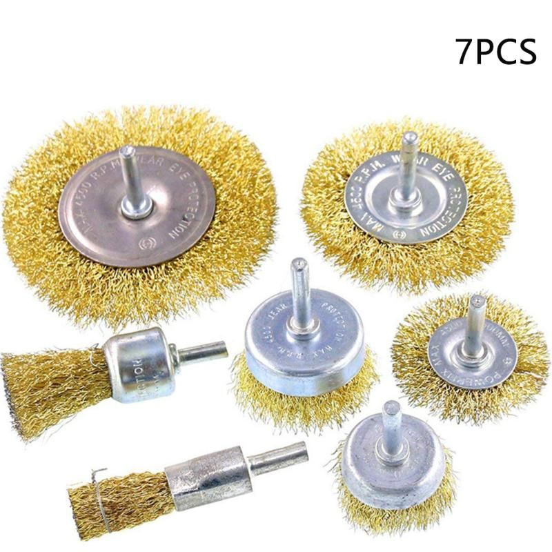 2020 Practical Brass Coated Cup Electric Grinder Wheel Wire Brush With