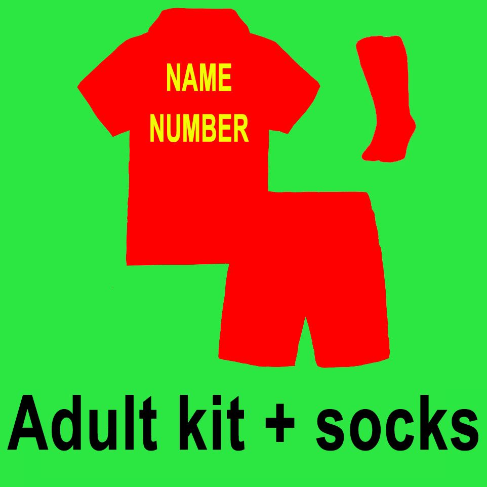 Adult kit + socks with name number