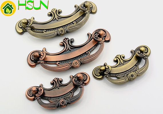 2020 2 5 3 75 Antique Drawer Handles Door Pulls Ring Vintage