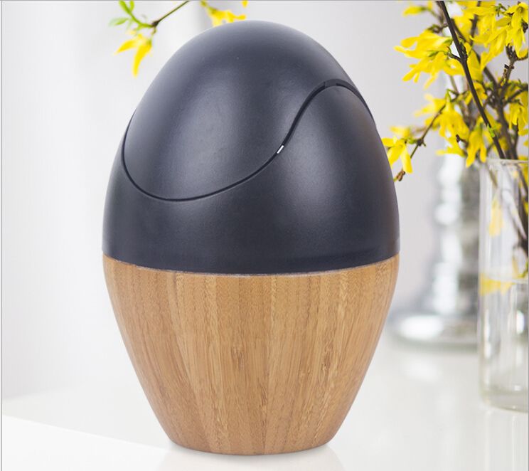 Grosshandel Moderner Bambus Mini Papierkorb Desktop Mulleimer