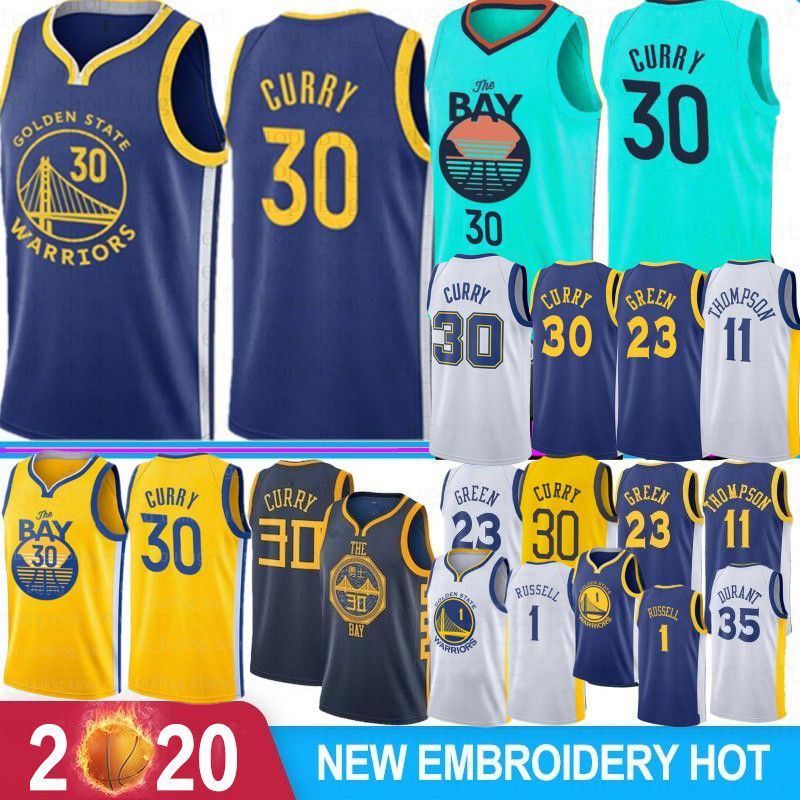 klay thompson retro jersey