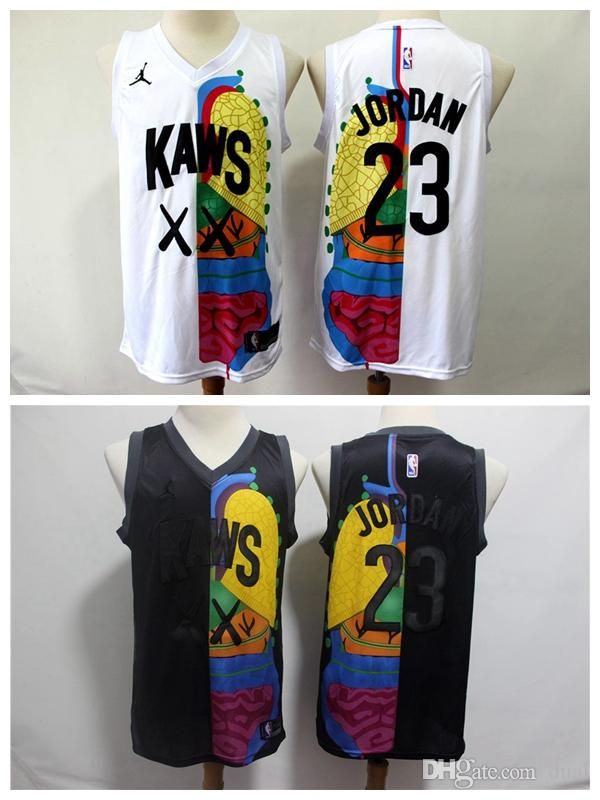 kaws basketball jersey