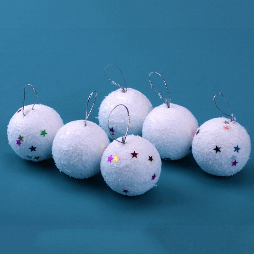 Acheter Blanc Artisanat Boules De Noël Modélisation Polystyrène Styrofoam Mousse Ball Pour Diy Décoration De Fête De Noël Fournitures Cadeaux De