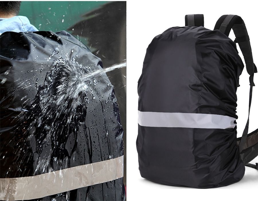 avec bandes r/éfl/échissantes Cosowe Housse de pluie pour sac /à dos d/écolier id/éale pour le camping boucle crois/ée antid/érapante 100 /% /étanche la randonn/ée et les activit/és en ext/&ea
