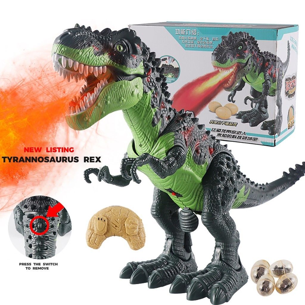 remote control walking dinosaur toy