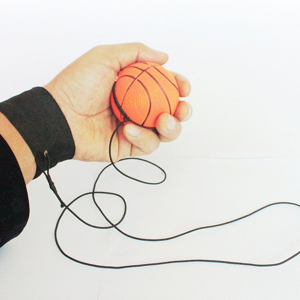 2021 Bouncy Wrist Band Ball Toy Elastic Rubber Ball For Wrist Exercise