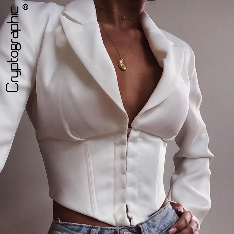 short white blazer