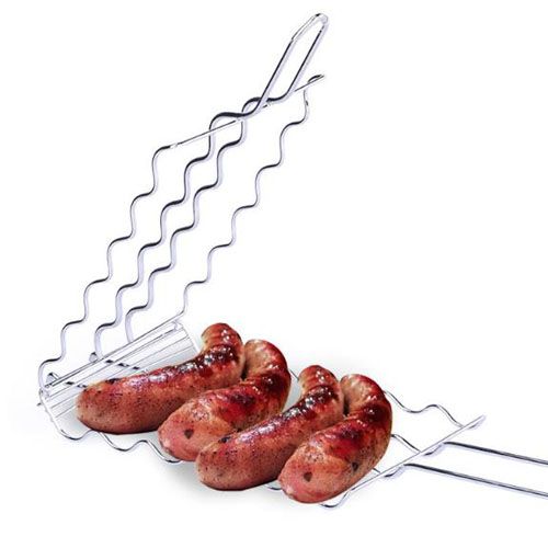 BBQ Tools & Accessories Online Sale Barbecue BBQ Tools Sausage Grilling Basket HotDog Rack Metal