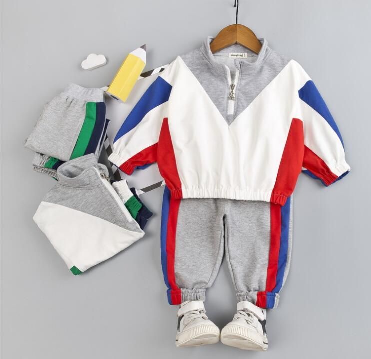 Modelos de explosión de Europa y los Estados Unidos hombres y mujeres bebés  1--3 traje de niñas ropa deportiva de marca ropa de niños conjunto de moda  más vendida
