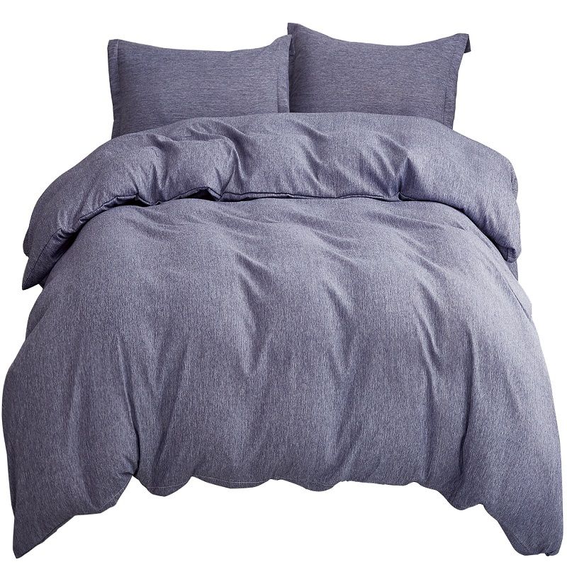 Phf Polyester Duvet Cover Set Yarn Dyed Lightweight And Soft For