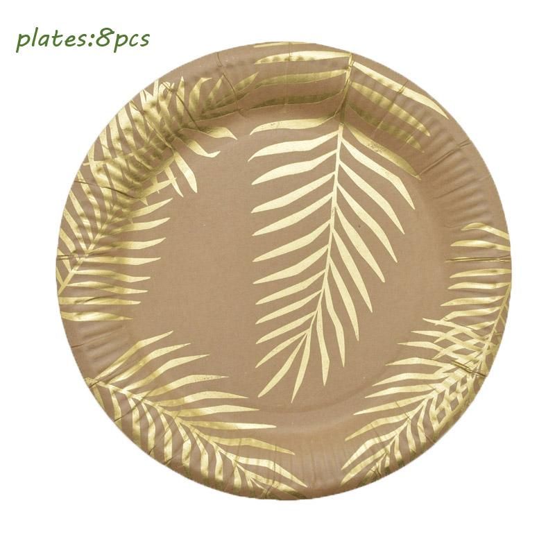 leaf paper plates