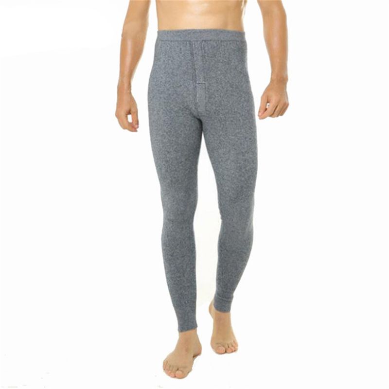 2020 Winter Tights Merino Wool Mens Long Johns Thermal Underwear Pants ...