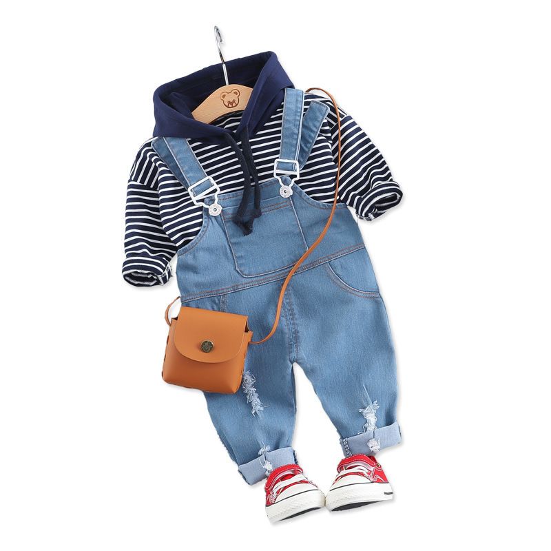 newborn denim outfit
