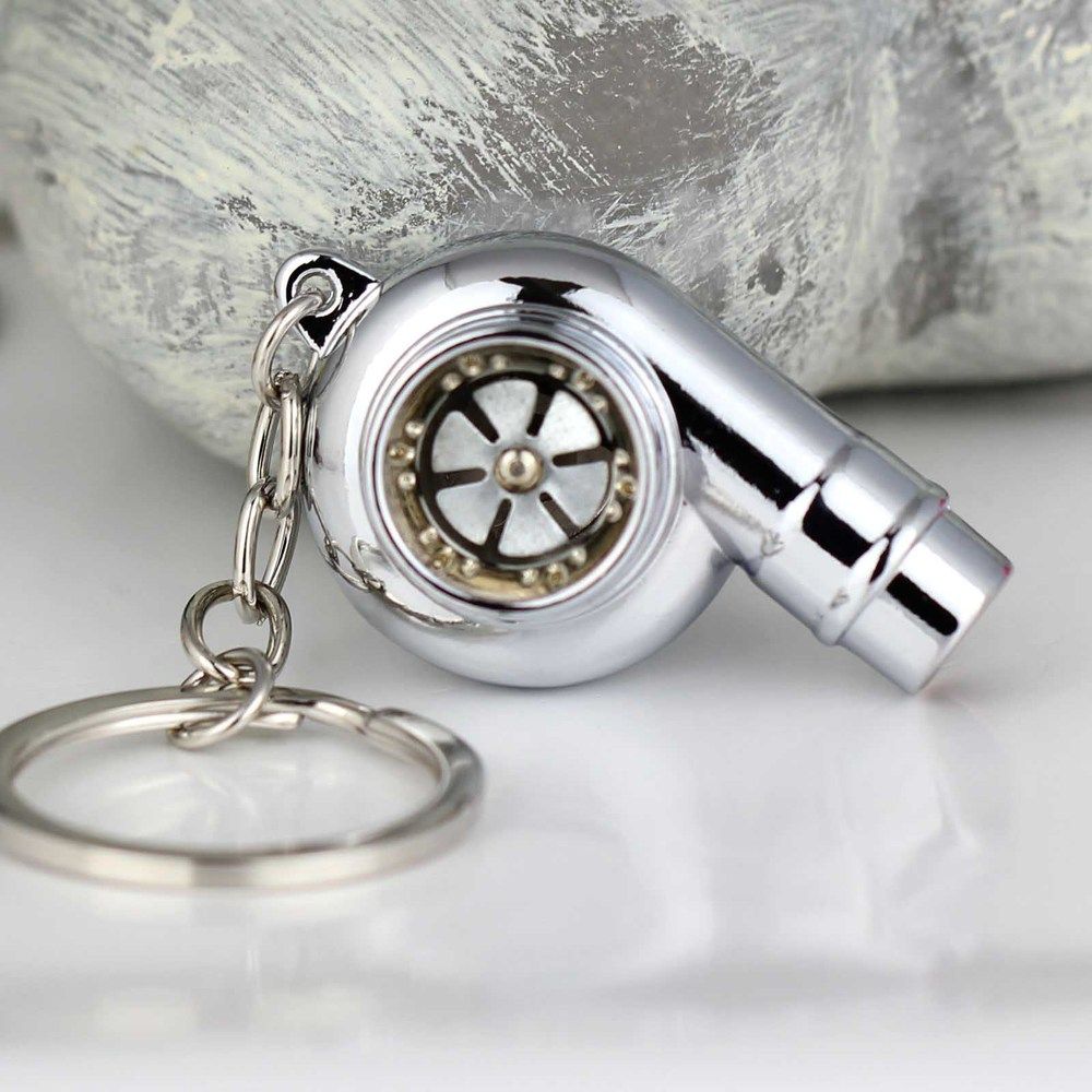 Turbo Keychain Car Whistle Sound Keychain Car Key Chain Keyring Car