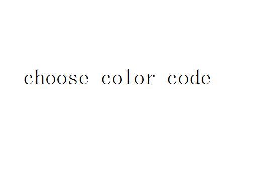 choose color code