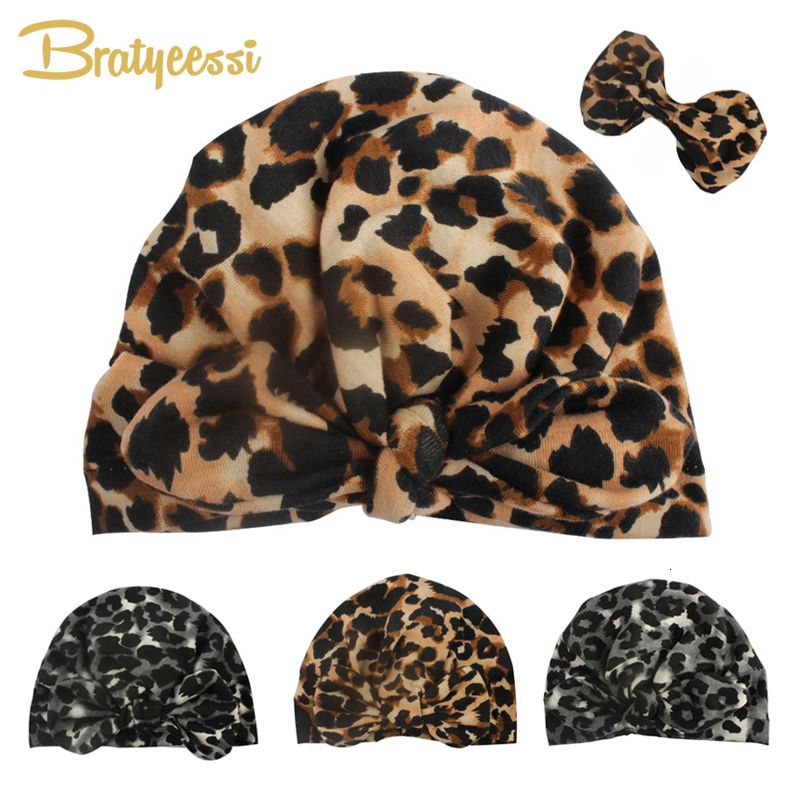 leopard baby turban