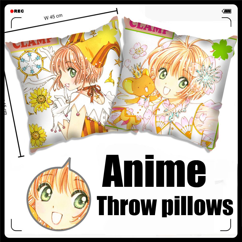 2020 Anime Card Captor Sakura Cardcaptor Sakura Clear Card Kinomoto Sakura Soft And Comfortable Cushion Throw Pillows Daily Supplies From Fangcheng18 27 92 Dhgate Com