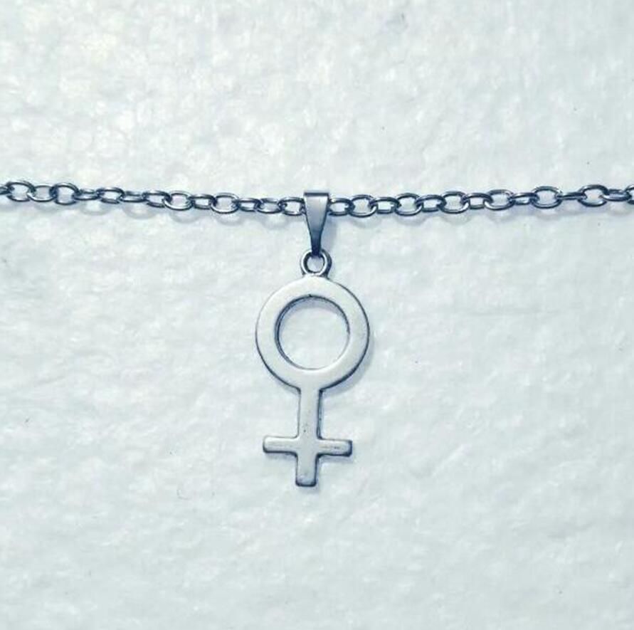 Fashion Women Feminist Venus Necklace Vintage Silver Female Symbol Pendant  Necklaces Chain Choker Protection Jewelry Gift 551 From Danni100824, $0.57  | DHgate.Com