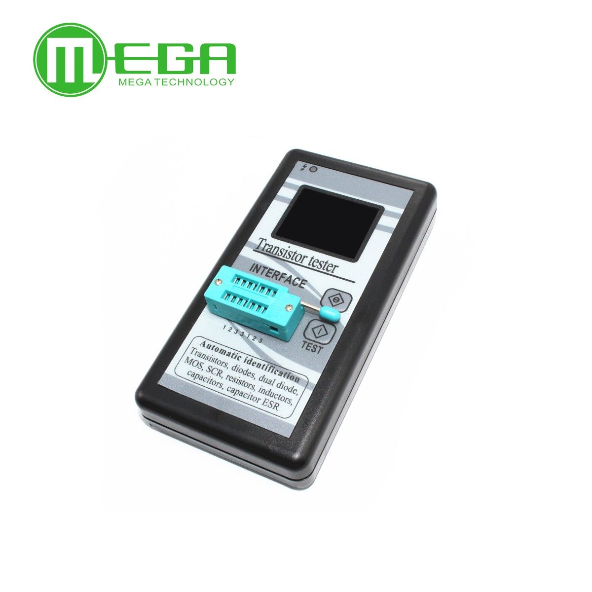 Probador de transistores multiusos 128x160 diodo Tiristor Resistencia Probador de transistores multiusos 128x160 diodo Tiristor Resistencia
