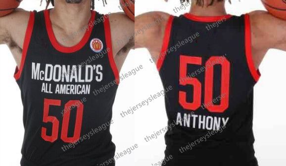 Carmelo Anthony #22 McDonalds All American High School White Retro  Basketball Jersey Mens Stitched Custom Number Name Jerseys From James2242,  $26.74