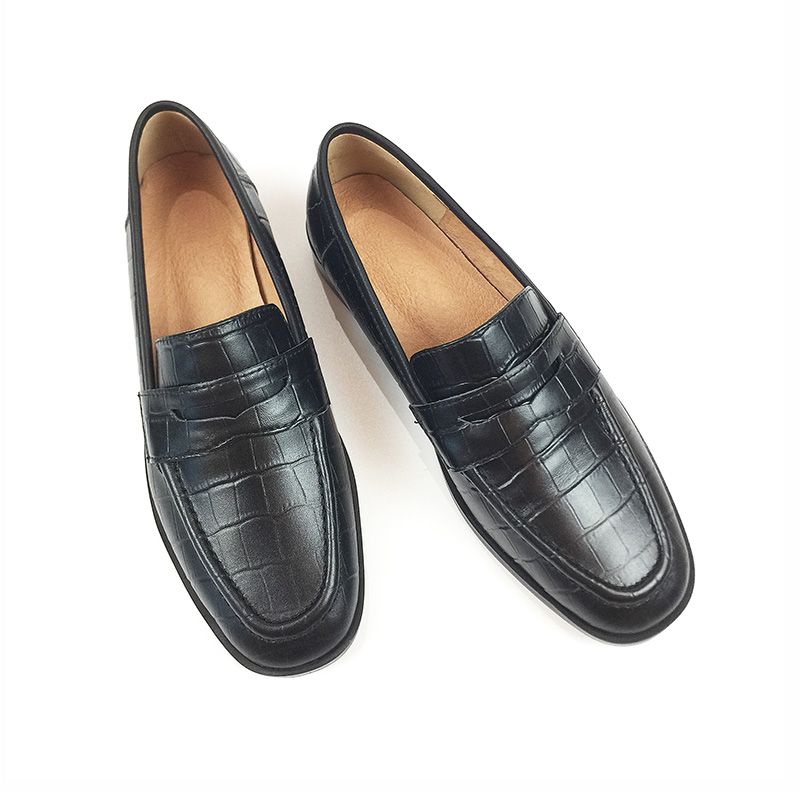alligator loafers womens
