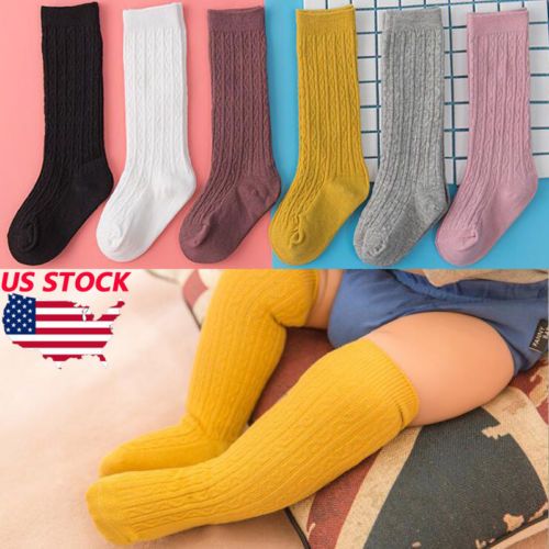 toddler orange knee high socks