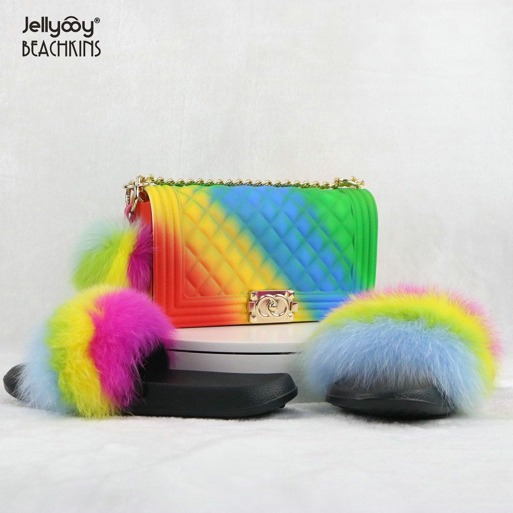 rainbow colored sandals