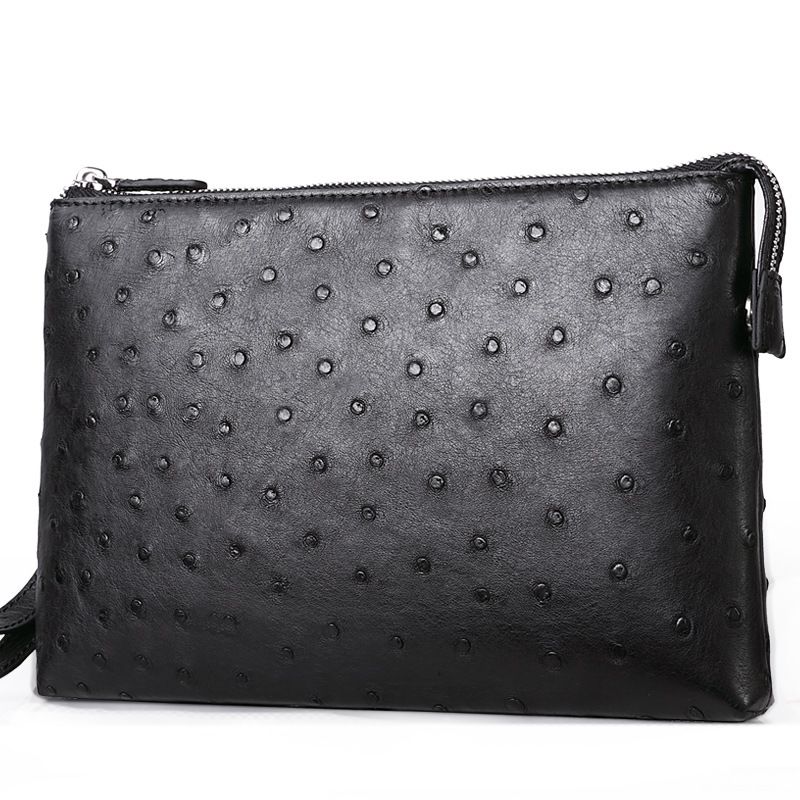 real ostrich purse