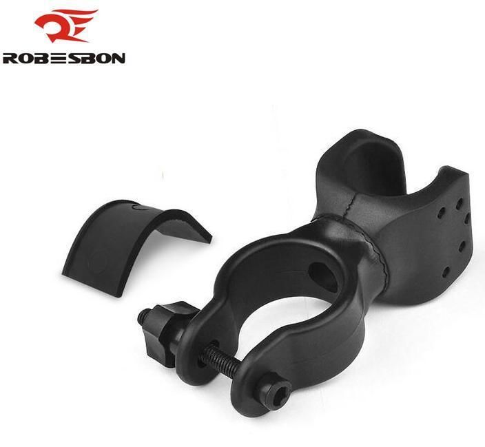 Bike Bicycle Light Lamp Stand Holder Rotation Grip Flashlight Torch Clamp Clip
