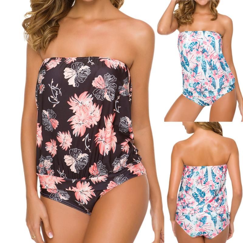 womens strapless swimsuit